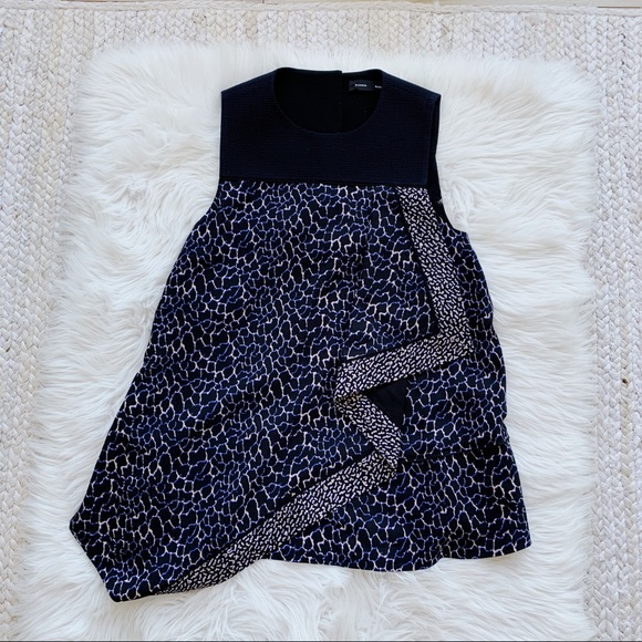 Proenza Schouler Tops - Proenza Schouler Leopard Print High Low Top